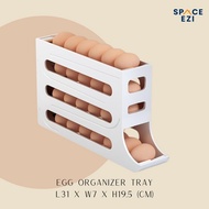 Space Ezi egg Organizer Tray / egg storage Box / Sliding Style / egg storage / Slide Organizer / egg