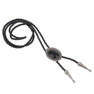 [whfashionkk] Bolo Tie Rodeo  PU Leather Cord Pendant Necklace For Men Women Star  Pendant Necklace
