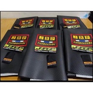 MIO SPORTY/RAIDER/SMASH/WAVE JRP SEAT COVER DRY CARBON EMBROID FREE STICKER / ETIKETA