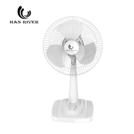 Han River พัดลม พัดลมตั้งโต๊ะ 14 นิ้ว พัดลมเงียบ พัดลม 3 ระดับ พัดลมลมแรง ส่ายหัวได้ พัดลมไฟฟ้า