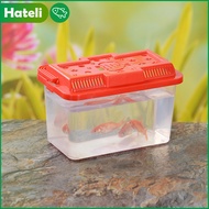 【HATELI】Aquarium Tanks Mini Plastic Aquarium Portable Tortoise Box Fighting Fish Tank