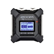 Zoom Field Recorder 2 Channel Input 32bit Float Recording Released in 2022 F3 Black