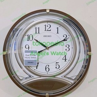 Seiko Wall Clock QXD215 Westminister whittington brown case original