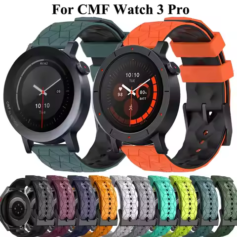For CMF Watch Pro 3 Silicone Strap Sport Bracelet Correa For CMF by For CMF by Nothing Watch Pro 2 /