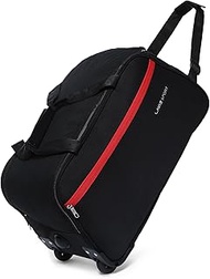 Lino M Duffle Wheeler Bag | 2 Wheel Duffle Bag | Duffle Bag with Adjustable Handle, BLACK, M, Wheel