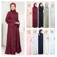 New Premium Shimmer Abaya Medina .795 Ironless Shimmer Jubah Cardigan. Ironless Shimmer Abaya Cloak.