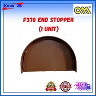 F370 Arensi-Marley Pvc Gutter End Stopper End Cap (Brown)
