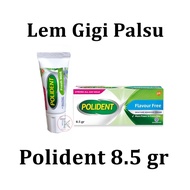 Polident Lem Gigi Palsu Fresh Mint - Lem Perekat Gigi Palsu Kemasan Mini / Lem Gigi Palsu Polident