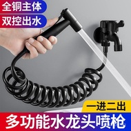 1 In 2 Out Pool Laundry Pool Mop Pool Bathroom In-Wall Spray Gun Balcony Rinse Extended with Toilet 