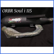 ➳ ― ▥ ORBR CHICKEN PIPE FULL EXHAUST for MIO SOUL i 115