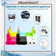 H17 | Foldable Travel Adapter Plug 3-Prong Folding Plug Power Socket 3in1 Extension Plug Folding Add