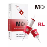 MO GEN 2 Tattoo Needle Cartridge 20pcs/box RL(Round Liner) With Clear Tip, Finger Ledge, Soft Membra