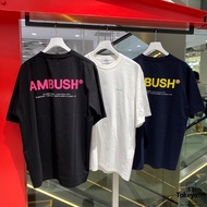 Ambush Unisex Ready Stock Short-Sleeved T-Shirt Colorful Letter Printed Breathable tee