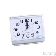 Alarm Clock Analog Table Clock Travel Alarm Clock Quartz Radio Alarm Clock Silent Sweep Movement burang