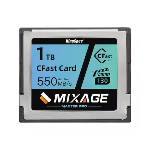 KingSpec CFast Memory Card 256GB 512gb 1TB CFast 2.0 Memoria Card For Professional DSLR Camera Digit