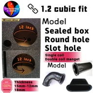 sub  woofer box 12inch 18mm, 15mm- 12mm sub woofer box round hole, Straight hole & sealed box wins