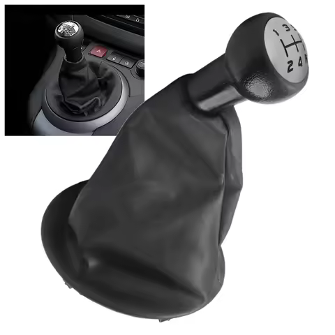 1Pcs 5 Speed Car Auto Shift Knob Handball Dust Jacket Kit For C3 C5 For Berlingo Leather Gear Shift 