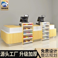 Front Desk Cash Collection Tobacco Alcohol Cabinet Cash Register Corner Supermarket Wooden Store Con