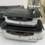 Germany Zwilling food grade 304 stainless steel commuters bento box insulation box large capacity me