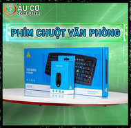 COMBO Bàn Phím Chuột Máy Tính có dây GOLDEN FIELD KG108 MG108 Bộ phím chuột Văn phòng Giá rẻ