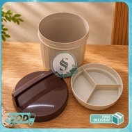 Unique Food Container | Nongshim Food Container | Nongshim 3-Section Food Container | Mini Food Cont
