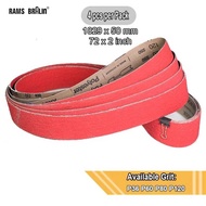 4 3 8 Pieces 2X72 In. Xk850x Ceramic Abrasive Sanding Belts Stiff Fas Cutting For Carbon Steel 400 I