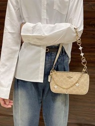 全新🌸 COACH Nolita 19 經典老花 麻將包 單肩包