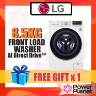 [FREE GIFT] LG 8.5kg FV1285S4W Slim AI Direct Drive (5 stars) Front Load Washing Machine FV1285S4W W
