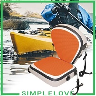 [Simple] Kayak Seat Adjustable Kayak Accessory Canoe Seat for Rafting Kayaks Rowboats Orange