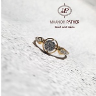 0.25CT LADIES DIAMOND RING-18K GOLD DIAMOND RING-18K GOLD FANCY DIAMOND RING-18K GOLD FANCY LADIES D