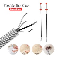 Kitchen Pipe Drain Clog Remover Clogged Hair Remover Household Cleaning Pipe dredger Flexible Tub Toilet Cleaner Drain Snake Plumbing Snake Alat Cangkuk Pembersih Sink Paip Saluran Air Dapur Bilik Mandi Tandas Tersumbat | 厨房水槽清洁钩