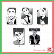 ◙ [5 PCS SET] BJ ALEX WEBTOON MANHWA PC PHOTOCARDS UNOFFICIAL FANMADE LOMO
