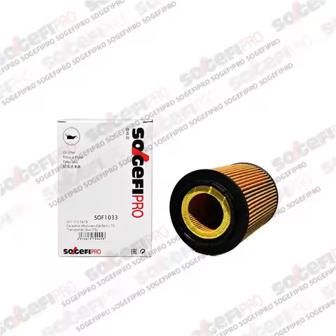 For VW GOLF SHARAN VENTO TRANSPORTER MULTIVAN PASSAT PHAETON TOUAREG SOGEFIPRO Oil Filter SOF1033 02
