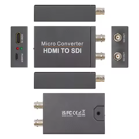HDMI to SDI, HDMI to SDI Converter Two SDI Output Audio Embedder Support HDMI 1.3, 3G/ HD-SDI Auto F