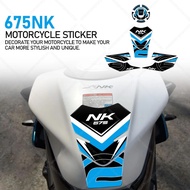 For 675NK 675nk 3D Epoxy Resin Protective Sticker Motorcycle Tank pad Stickers Protection kit Waterp