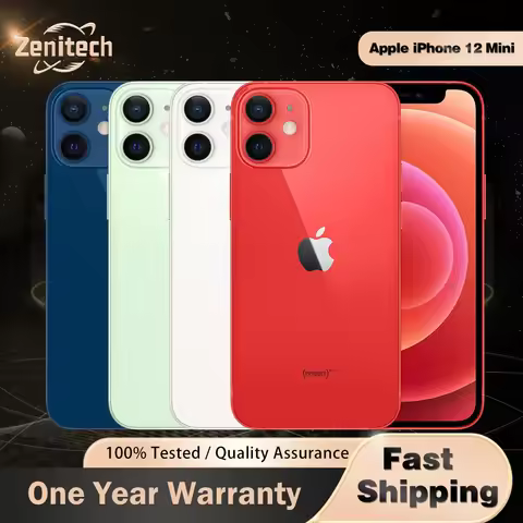Original Apple iPhone 12 mini 5.4" 4G 5G 64GB/128GB/256GB ROM Dual 12MP A14 Chip IOS LTE Unlocked Sm