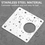 4 PCS Hinge Plate Spoon Cabinet Repair Hinge Repair Plate - Kitchen Cabinet Hinge Repair - Anti-Rust