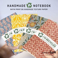 Handmade Notebook //Journal // batik Cover // Recycled Cover // Custom
