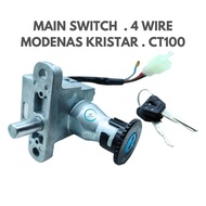 MAIN SWITCH MOTOR KUNCI MOTOR KEY MOTOR MODENAS KRISTAR 110 CT100 CT 100 CT110 CT 110