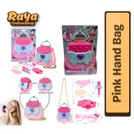 Fancy Lights Bag,Pink Hand Bag with Complete Accessories Set with Toys for Girls,Girls Toys,Accessories,Hand Bag,Bag Girls,Bag Accessories,For Girls,Accessories for Girls,Toy Set,Light Toys,Bag Set,Toy Bag,Girls Toy Set,Accessories for Bag,Fancy Light,Toy