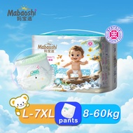 Mabaoshi Baby Diaper Pants Breathable Ultra thin Unisex Pull Up Pants Large Size 4XL 5XL 6XL 7XL