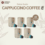 (เซ็ต 5 กล่อง x12 แคปซูล)  กาแฟแคปซูล CAPPUCCINO สำหรับเครื่อง DOLCE GUSTO® (เซ็ต 5 กล่อง x12 แคปซูล