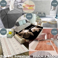 Size 5XL Dimension 200(L) x 300(W) cm Ready Stock Living Room Carpet Alas Kaki Ruang Tamu Permaidani