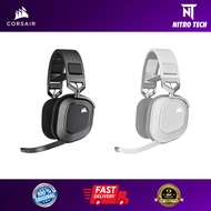CORSAIR HS80 MAX WIRELESS Gaming Headset Steel Gray / White