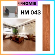 [KEPING] DIY HOMIE VINYL FLOORING SELF ADHESIVE (WITH GLUE) 36keping 54sqft WOODEN/WATERPROOF/MURAH
