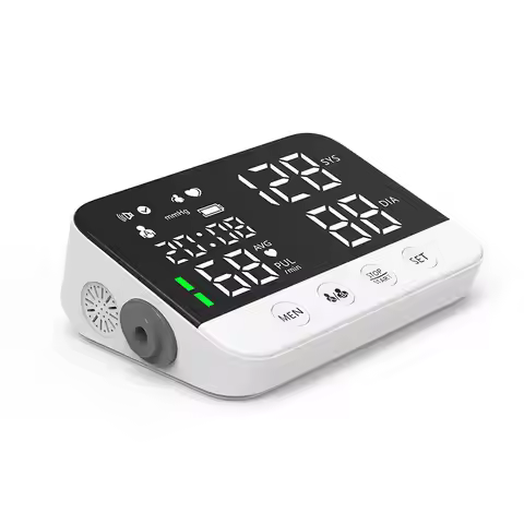 New Blood Pressure Monitor Arm Cuff Tonometer Digital Sphygmomanometer Electronic Medical BP Monitor