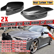 ฝาครอบกระจกมองข้างมองหลังรถยนต์ G12 G11เป็นคู่ฝาครอบกระจกกรอบหุ้มเคสสำหรับ BMW G15 G16 G20 G22 G23 G