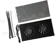 GPU Backplate Radiator Aluminum Alloy Fast Heat Sink 4 Pin Backplane Memory Cooler for RTX3090 3080 3070
