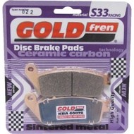 [Ready Stock] GOLDfren [Metal Sintering] S33 Ai-1 SPORT SMAX FORCE CYGNUS 4.5.6 nissin Order