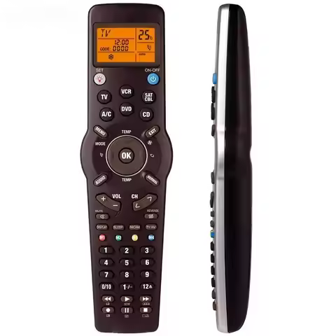 1Pcs Smart Universal Remote Control For TV/TXT DVD CD VCR SAT/CABLE And A/C RM-991 6 In 1 Learning I